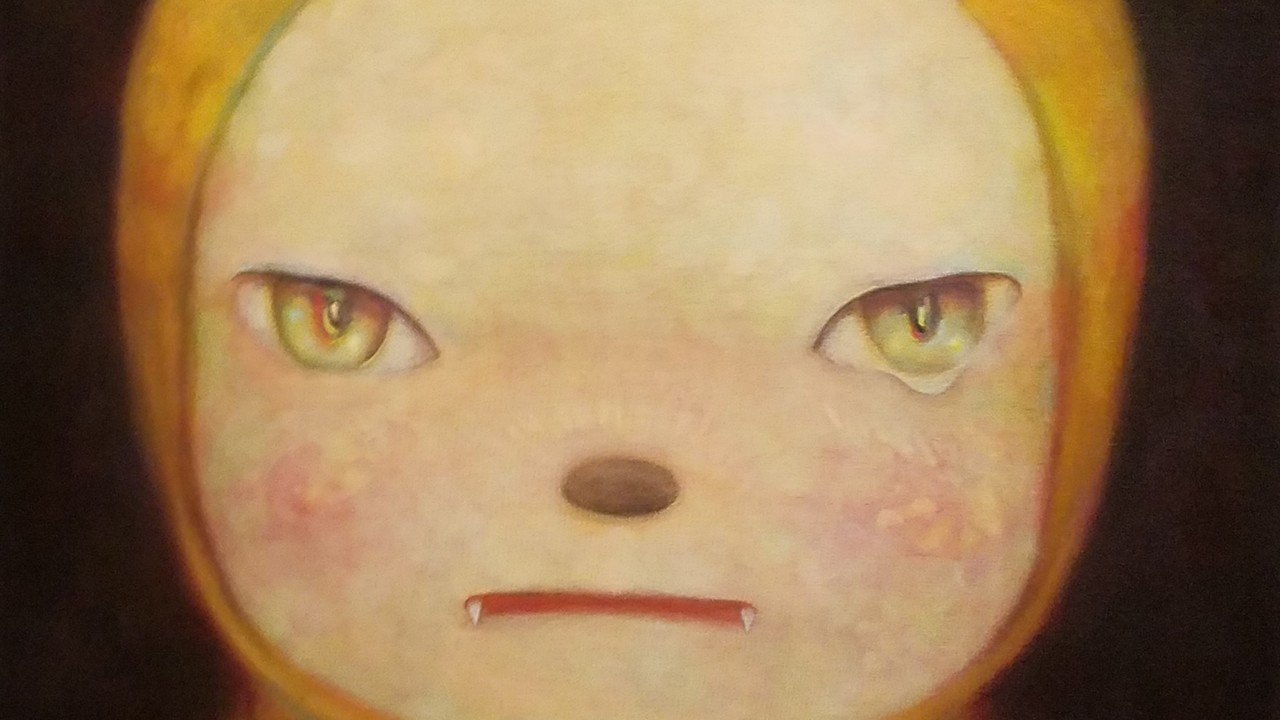 ドラえもん展 奈良美智【ジャイアンにリボンを取られたドラミ