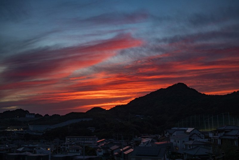 （リサイズ）20210525風景-0002（大野城市、夕焼け）