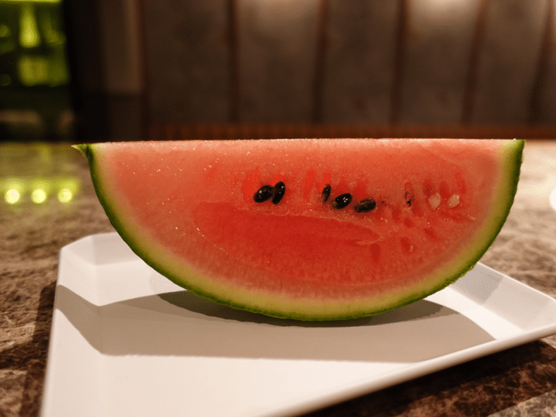 美味しいレシピ 003 スイカとマルコポーロ Ganari Low Non Bar Note