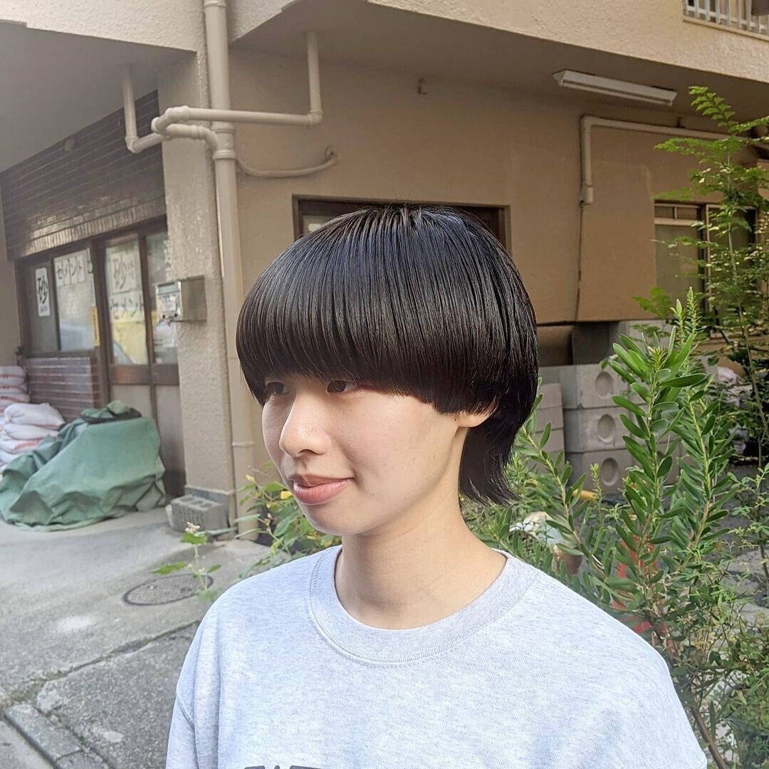 カラーせず黒髪を活かしていくヘアカット カガラシュン Note