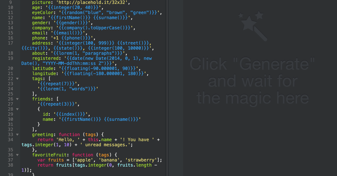 【JSON】ダミーのJSONを返却する為のサイトを紹介【開発用】｜いが