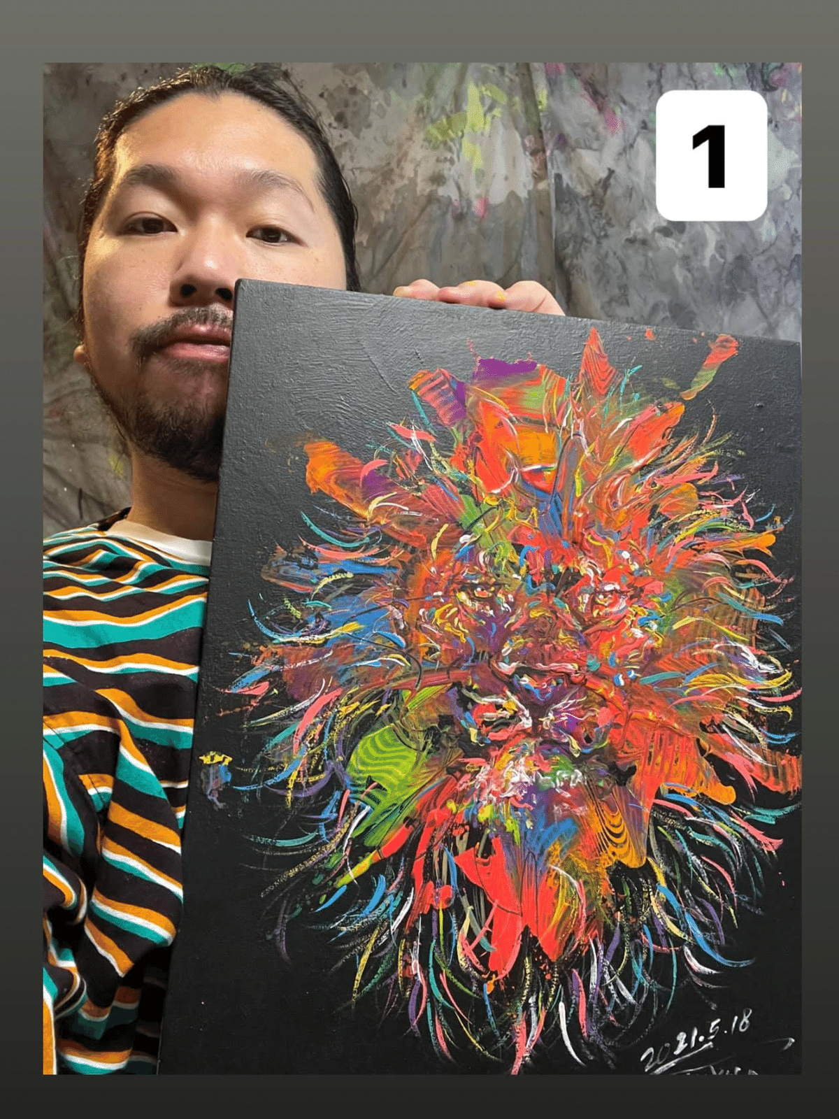 保男アート作品 ルワンダのアートで『難病のガンザくんを助けたい』｜コンパスマガジン