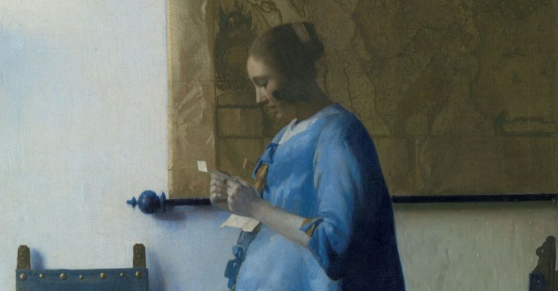 【拡張世界美術館#21】フェルメールによる『手紙を読む女性』