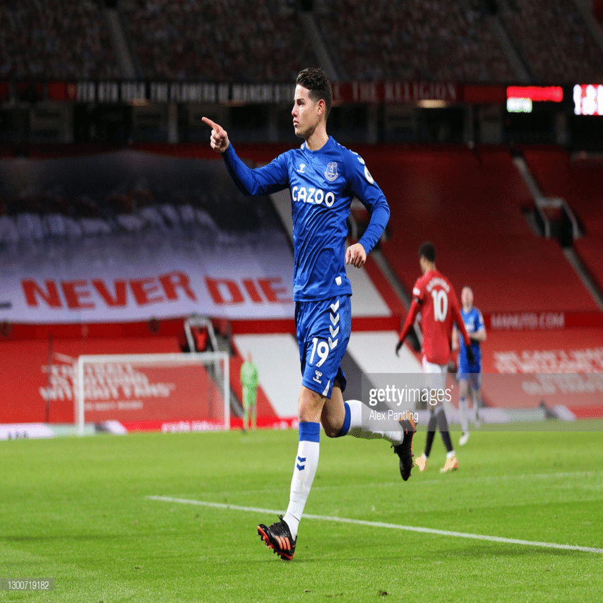 エヴァートン 2020/21  ハメス ロドリゲス 2020-21エヴァートン 選手名鑑 シーズンレビュー 【FW編】｜BF