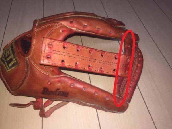 野球グローブの紐交換 上手な結び方 ネットウェブ編 1blog Note