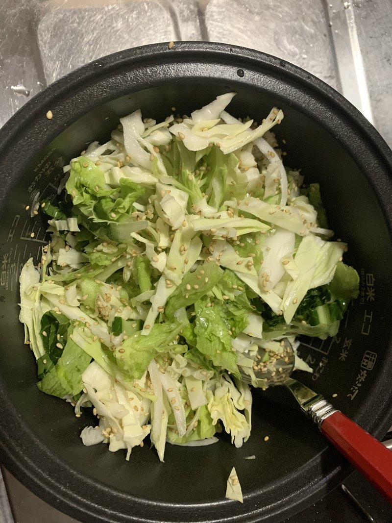 食費節約におすすめ 炊飯器お好み焼き 残りのタネでかき揚げ風チヂミを作る るーん Note