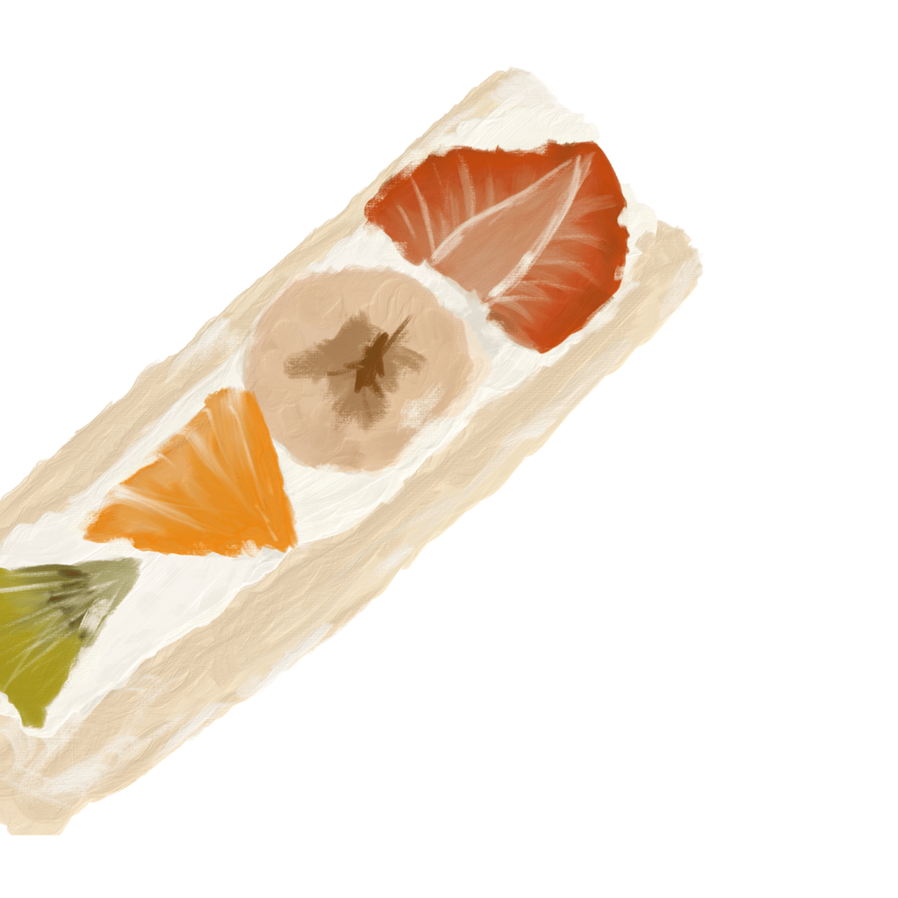 フルーツサンドの断面 Adoobefresco Kiki Note フルーツサンドの断面 Adoobefresco Kiki Note