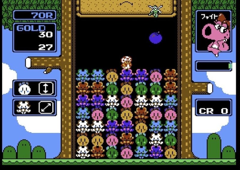 安定のパズルゲーム Switchオンライン加入で遊べるファミコンゲームのおすすめ ワリオの森 うにごん Note