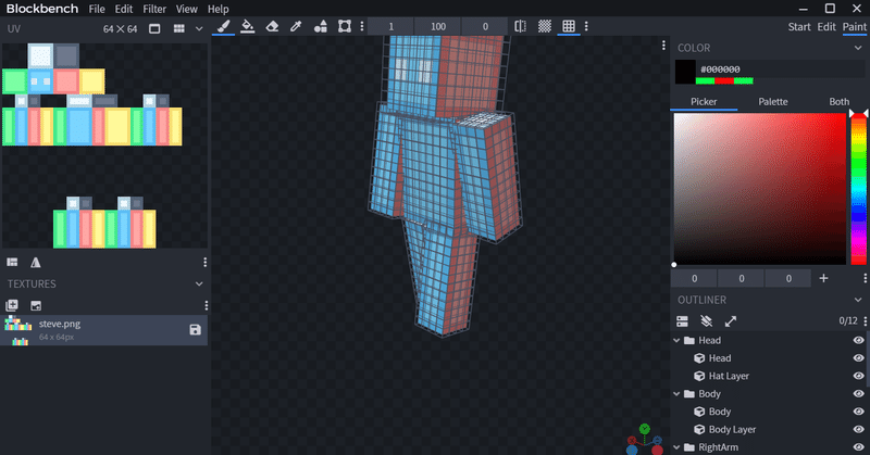 マイクラのスキンを作ってみよう Coderdojo名護 Note