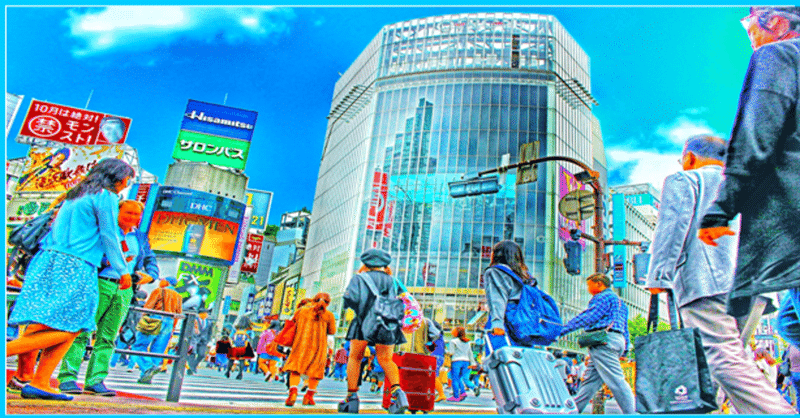 渋谷スクランブル交差点 イラスト 仕事 勉強の息抜きに 日本をもっと知ってもらいたい Get To Know Japan 希望大家更了解日本 きしゃこく先生 報道記者出身の現役高校国語教師 フォロバ100 月間22万pv 10万は65日到達 Note