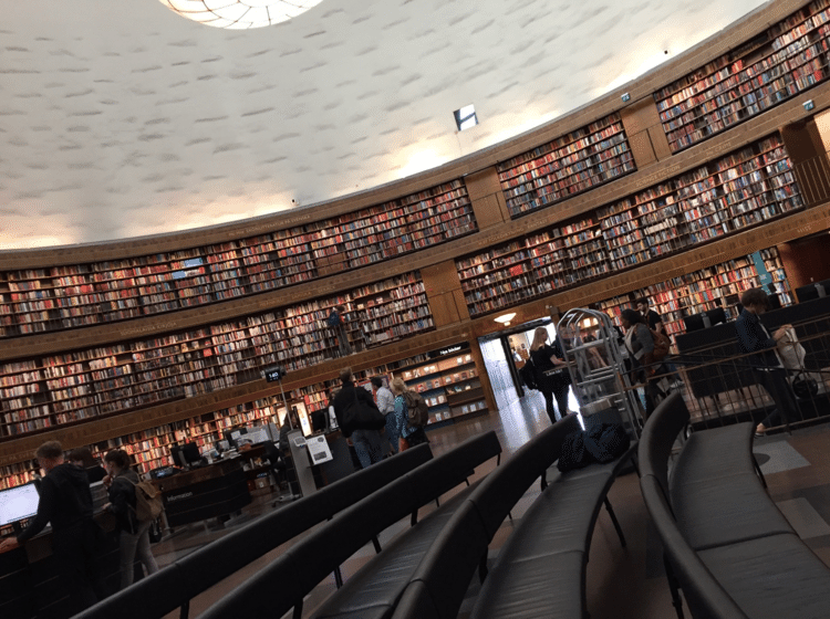 日本にも素敵な図書館が沢山ありますが、スウェーデンの図書館も流石でした🇸🇪