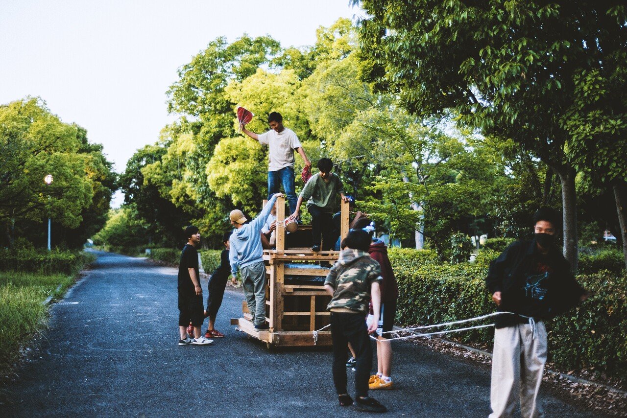 祭り 地車 だんじり 鐘 練習