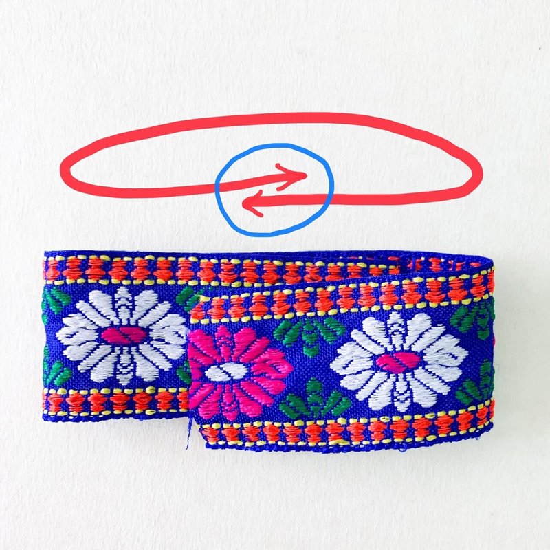 チロリアンテープの髪飾りの作り方 Hironoc Note