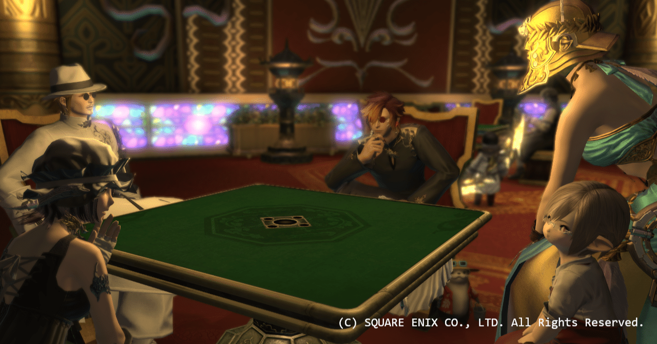 SQUARE ENIX - ドマ式麻雀 ファイナルファンタジーXIV ドマ式麻雀 手打ち用麻雀牌｜の通販