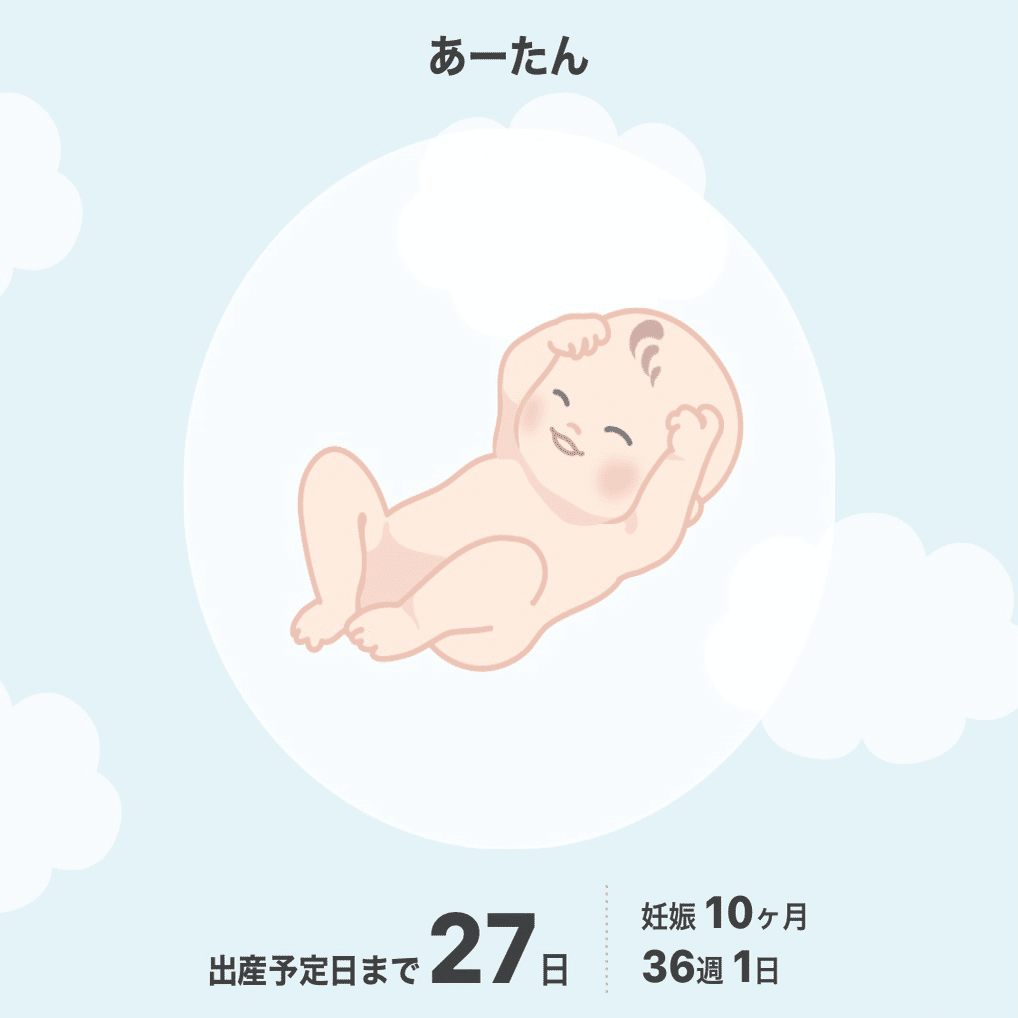 入院準備 36w1d うに 体外受精39歳 40歳 Note