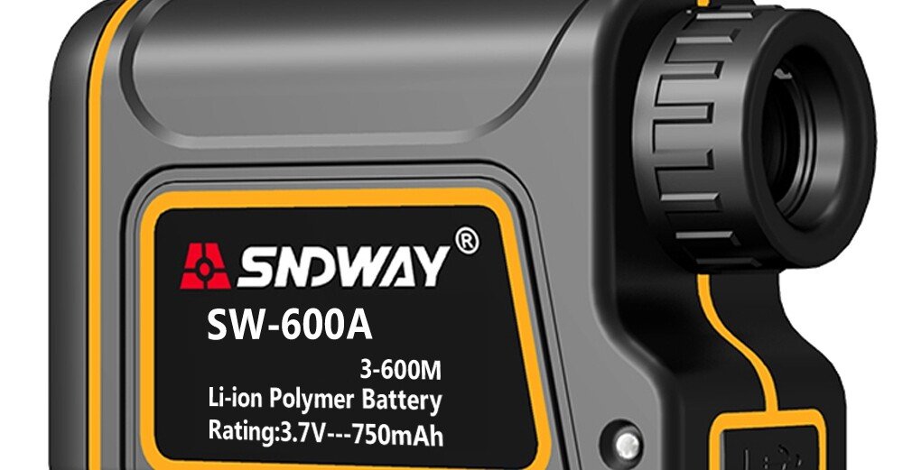 SNDWAY SW-1000A 1000m レーザー距離計 防水防塵 光学7倍 USB充電 大