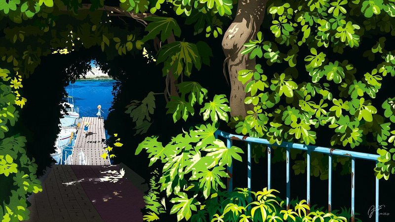 記憶と壁紙 第15回 夏の思い出 秘密のヨットハーバー 03 ミヤタジロウ Note