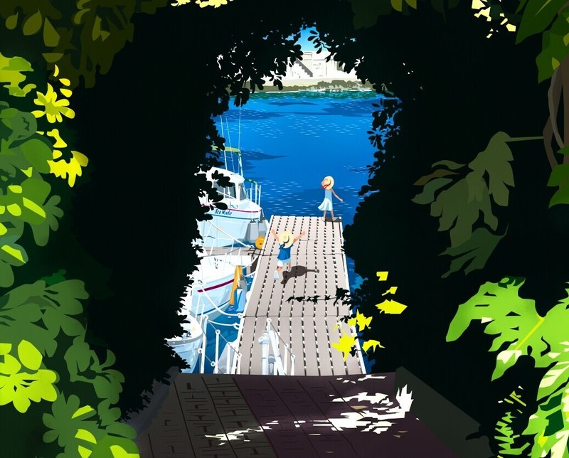 記憶と壁紙 第15回 夏の思い出 秘密のヨットハーバー 03 ミヤタジロウ Note 記憶と壁紙 第15回 夏の思い出 秘密のヨットハーバー 03 ミヤタジロウ Note