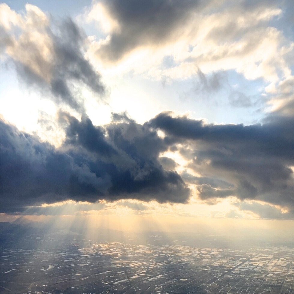 2５ 飛行機note 空の上 雲の色 Sora Note Note