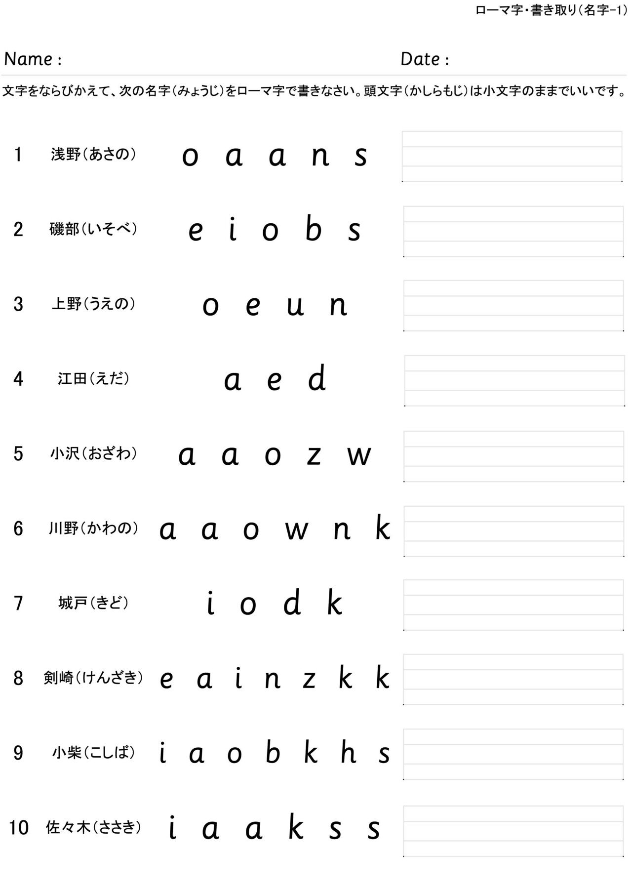 無料 初歩の英語学習用に最適化したローマ字学習ドリル プリント を作ったので無料配布します 小出仁徳 小井手仁徳 New English Worksheets 新しい英語ワークシート 代表 Note 無料 初歩の英語学習用に最適化したローマ字学習ドリル プリント を作ったので無料配布します 小出仁徳 小井手仁徳 New English Worksheets 新しい英語ワークシート 代表 Note