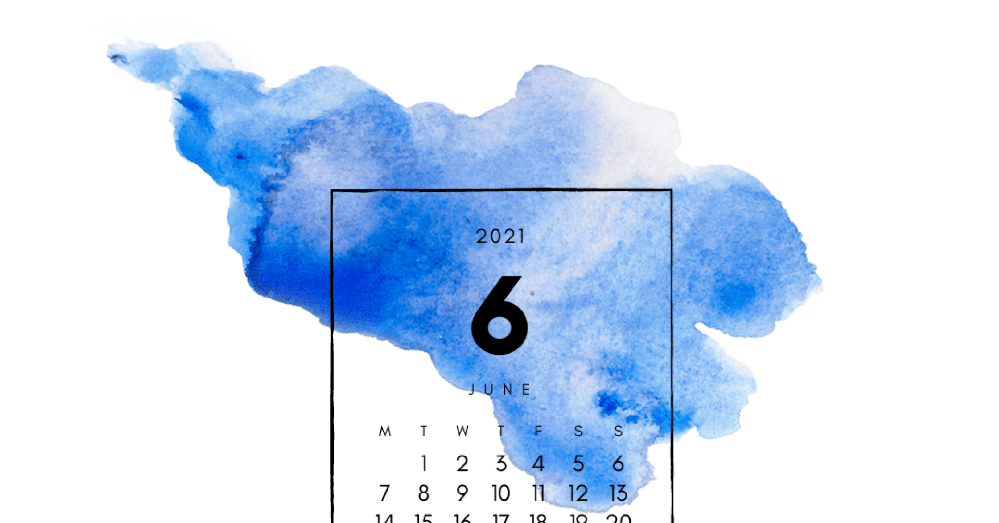 21年6月のカレンダー Pandalabo 日付シート配信時々ねこ Note