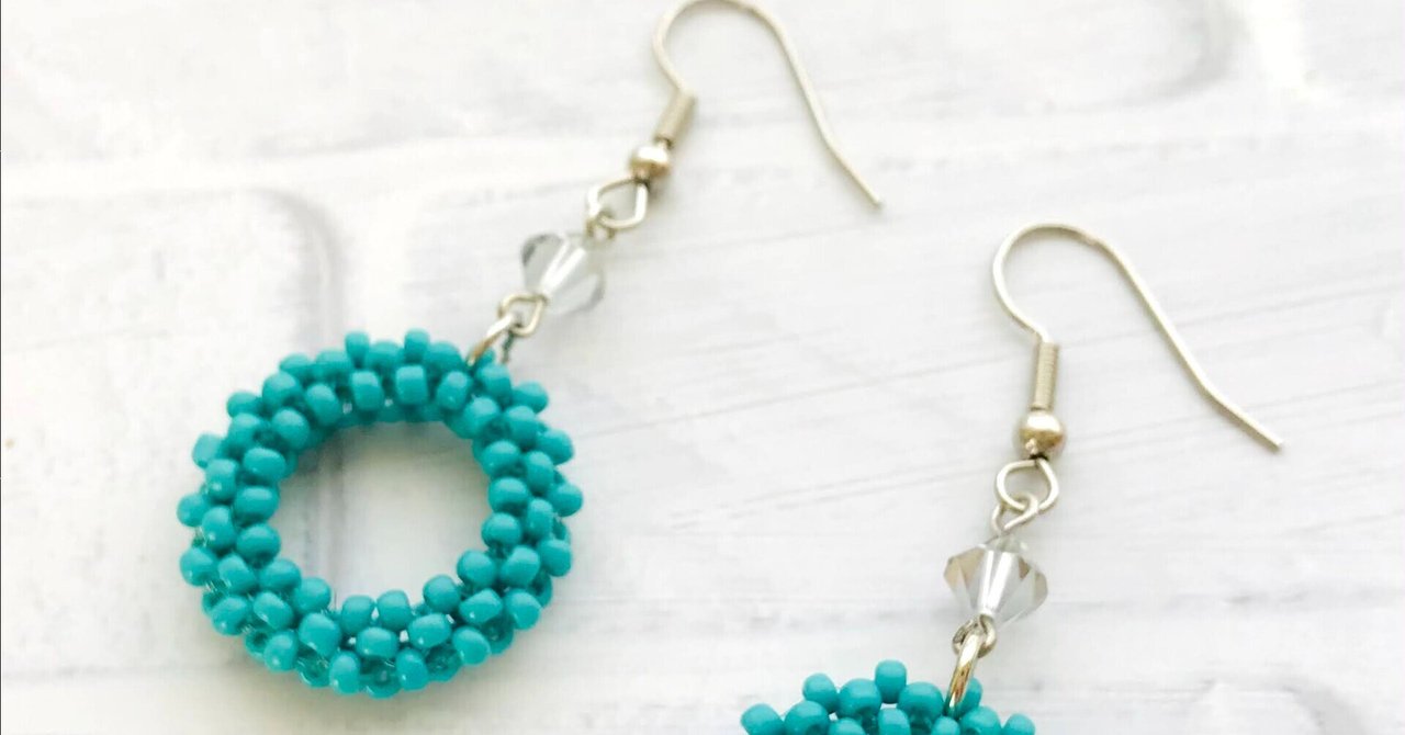 サークルモチーフのピアスの作り方 ビーズドール作家haru Note サークルモチーフのピアスの作り方 ビーズドール作家haru Note