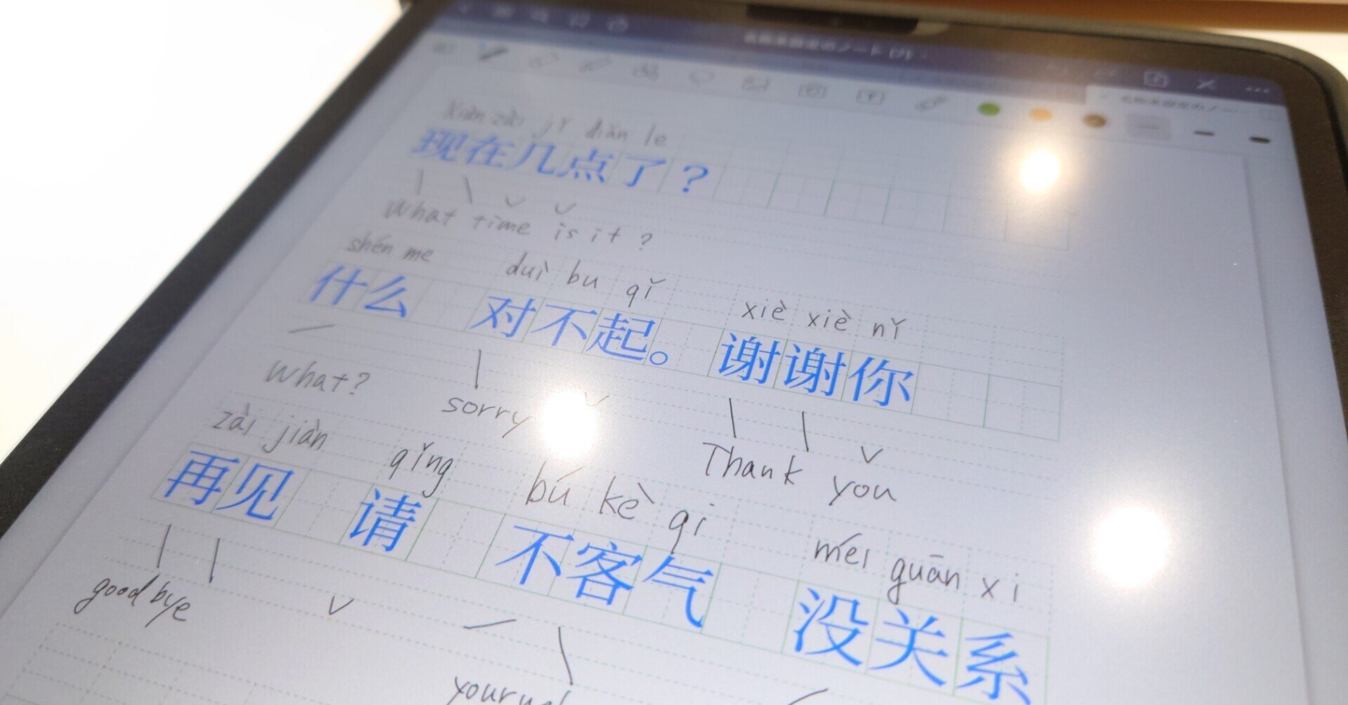 好きのついでに中国語学習！〜iPadのgoodnotesで使う「中国語