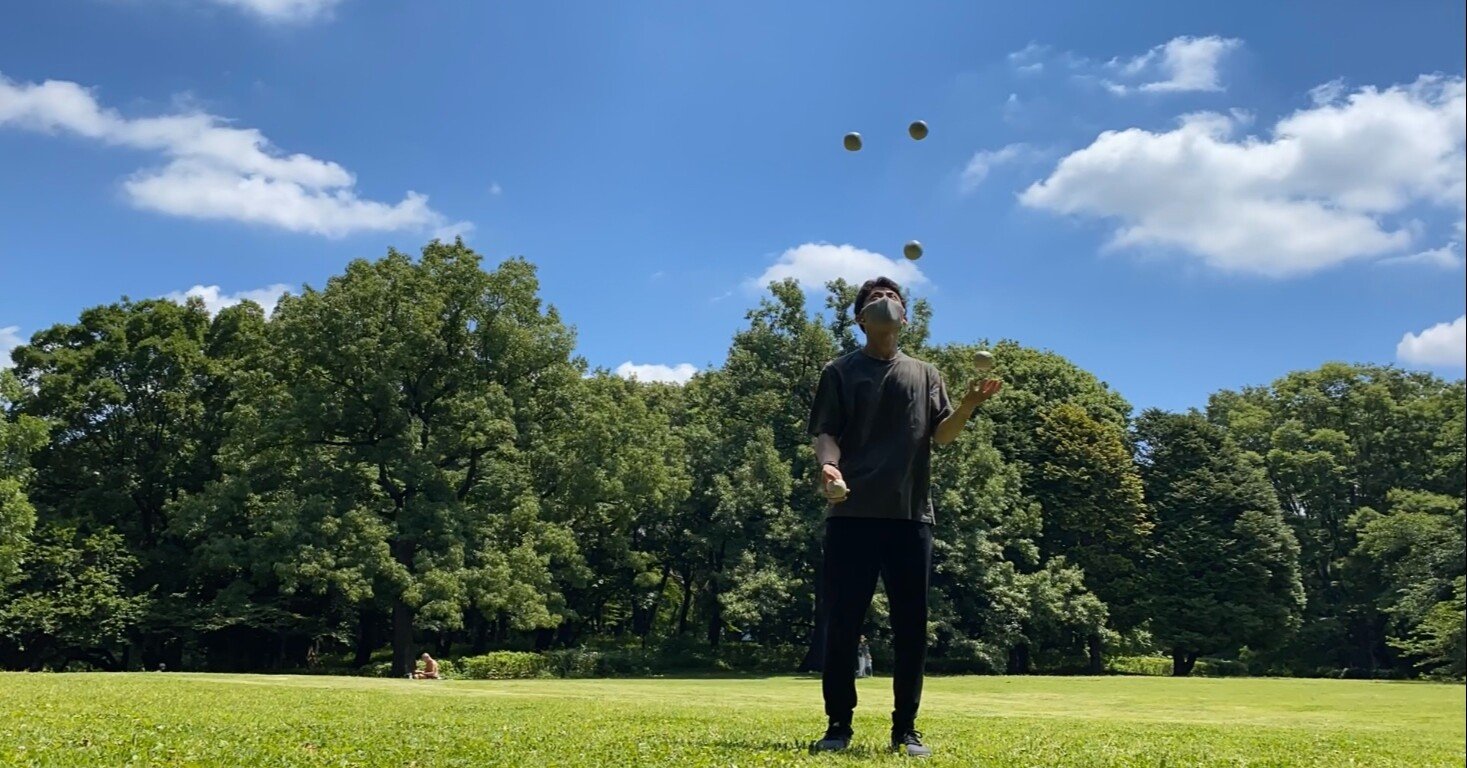 ジャグリング練習日記 24 今は ５ボールカスケードの方がちょうどいい 板津大吾 Pm Juggling Note