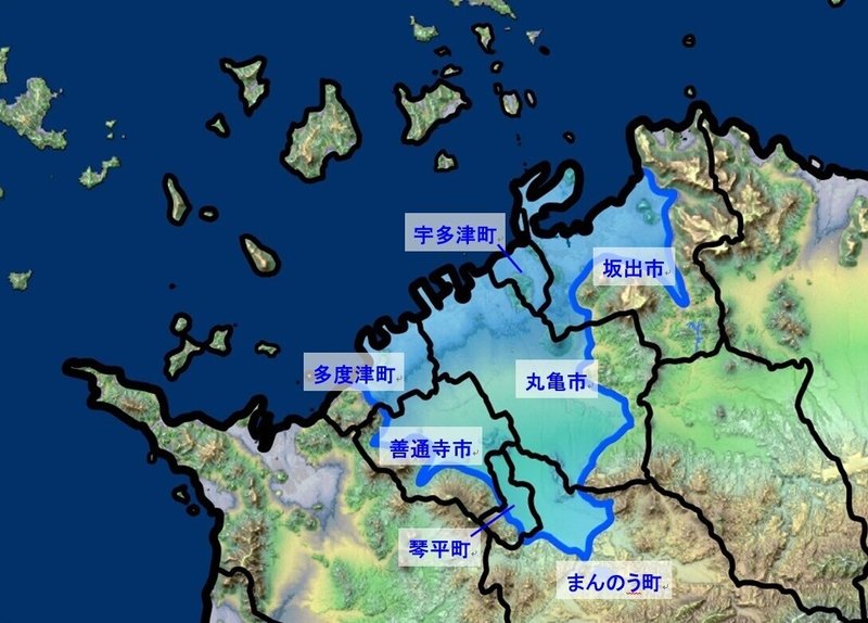 地域市町村位置図