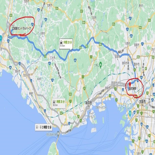 セントラルパークの詳細な地図