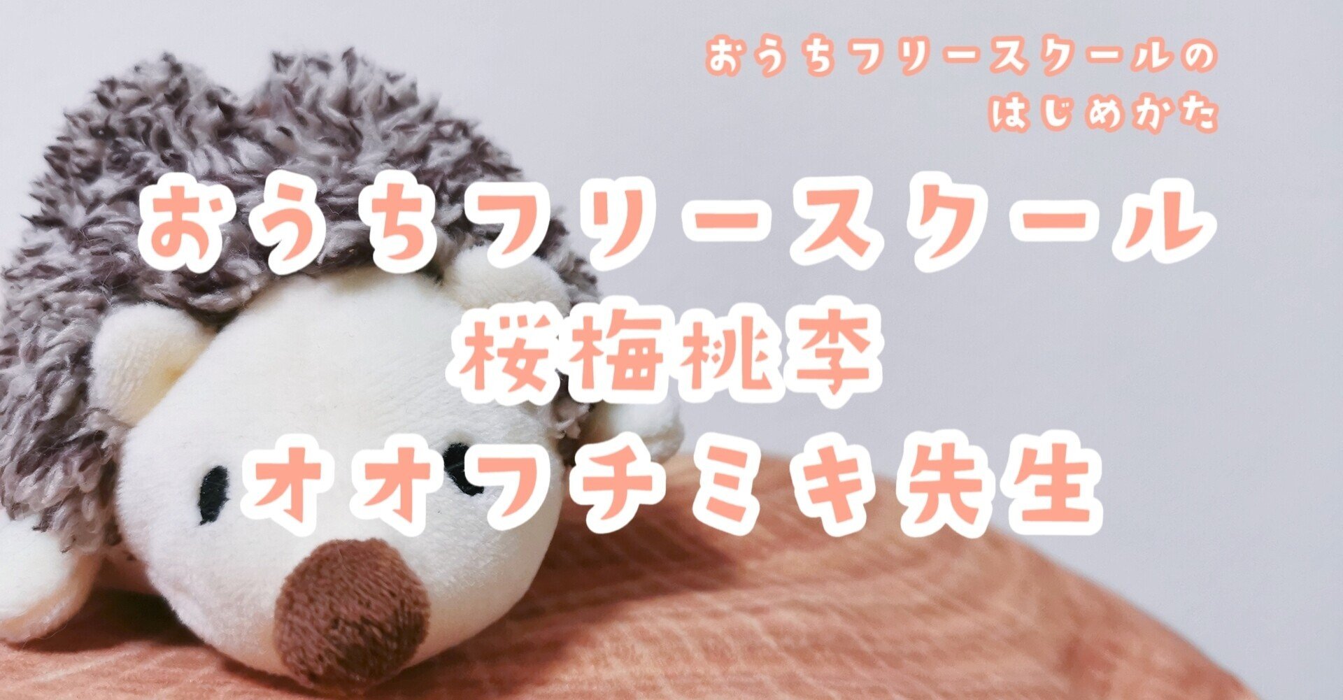 あなたのまちのフリースクール おうちフリースクール桜梅桃李 オオフチミキ 先生 わたなべさやこ おうちフリースクールでぃありす運営 Note