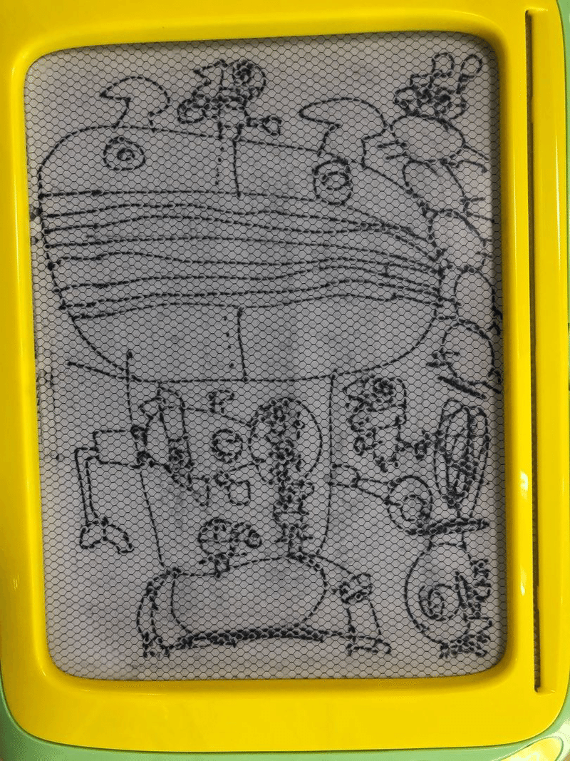 お絵かきボード だだんだんとバイキンメカたち 長男作 Jr Note