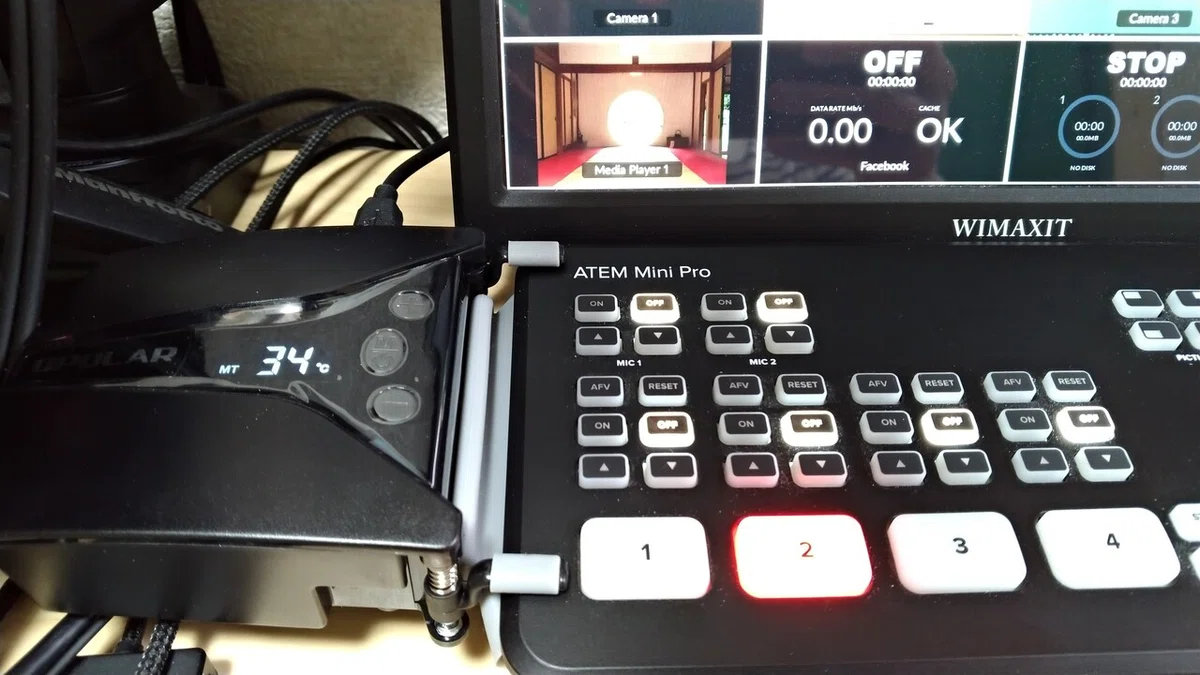 ATEM MINI Pro＋外付けファン まん丸 セット