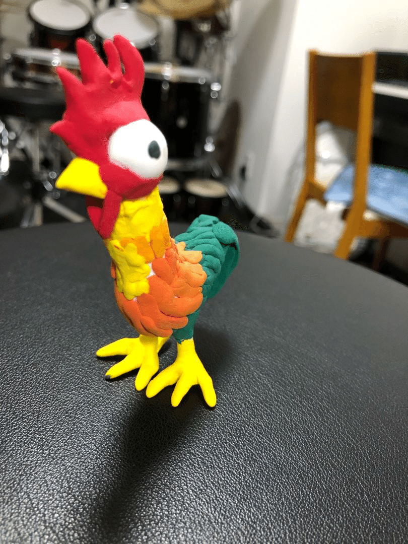 ねんど】ヘイヘイ(モアナと伝説の海より)【Jr.作】｜Jr.