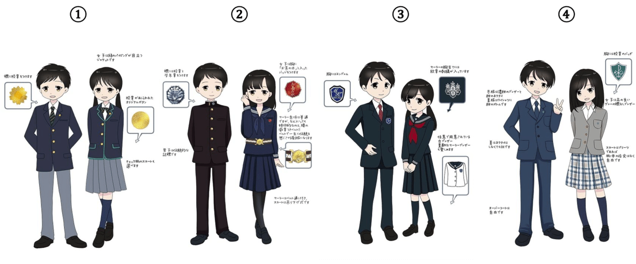 制服図鑑 で自分に合った学校を選ぼうpart 1 教育図鑑 Note 制服図鑑 で自分に合った学校を選ぼうpart 1 教育図鑑 Note