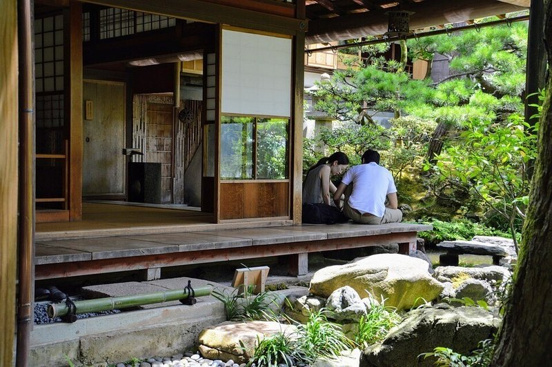 日本・日常・風情・縁側・庭園・古風