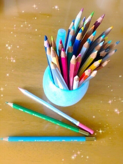 水彩色鉛筆が私のところに来るまで さとうあんみつ Note