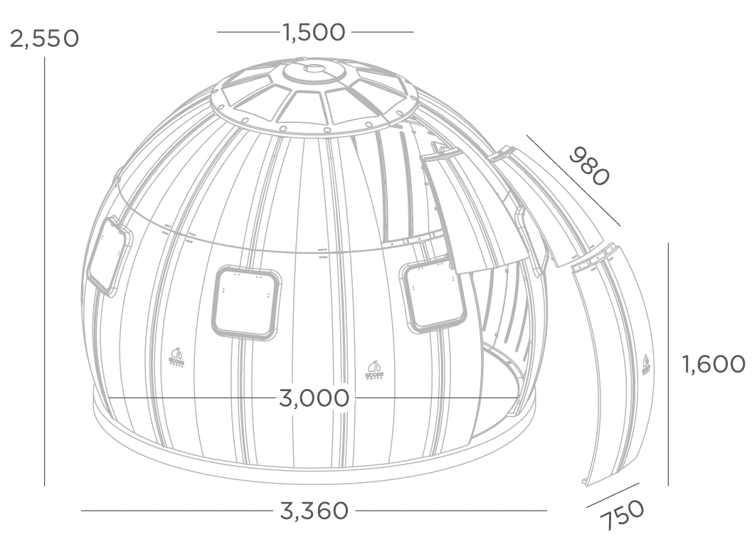 DIYで組み立てわずか60分！ドームハウス『EZDOME HOUSE』が販売開始