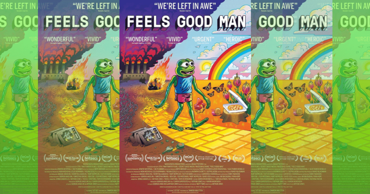 君はこのカエルのネットミームを知っているか！？というかネットミームって何かを知っているか！？『フィールズ・グッド・マン』の感想｜ネジムラ89 /  アニメ映画ライター