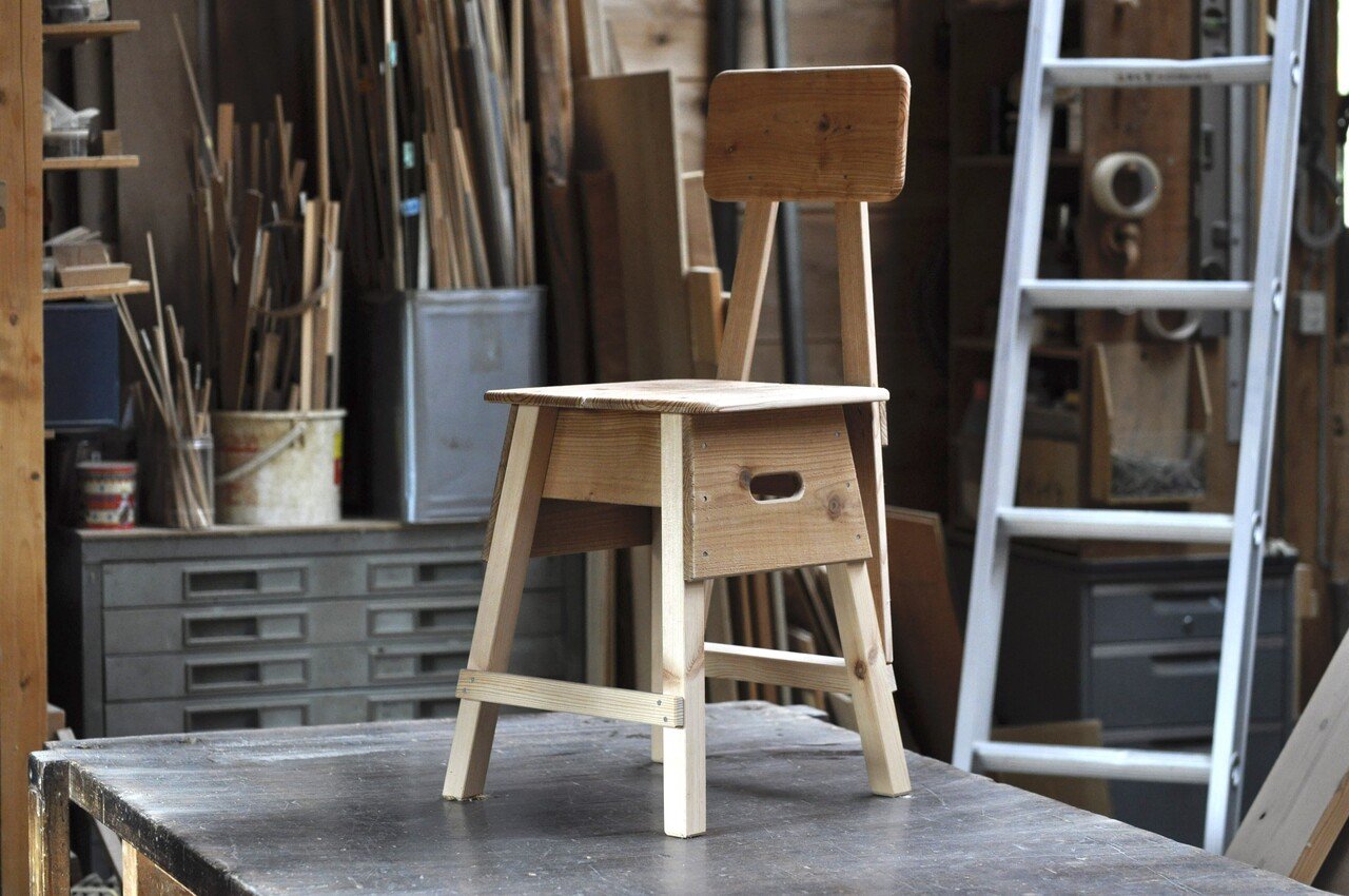 木の椅子JUN 藤本順正 Wood chair Junsei Fujimoto ｜ 木工家具 Wood