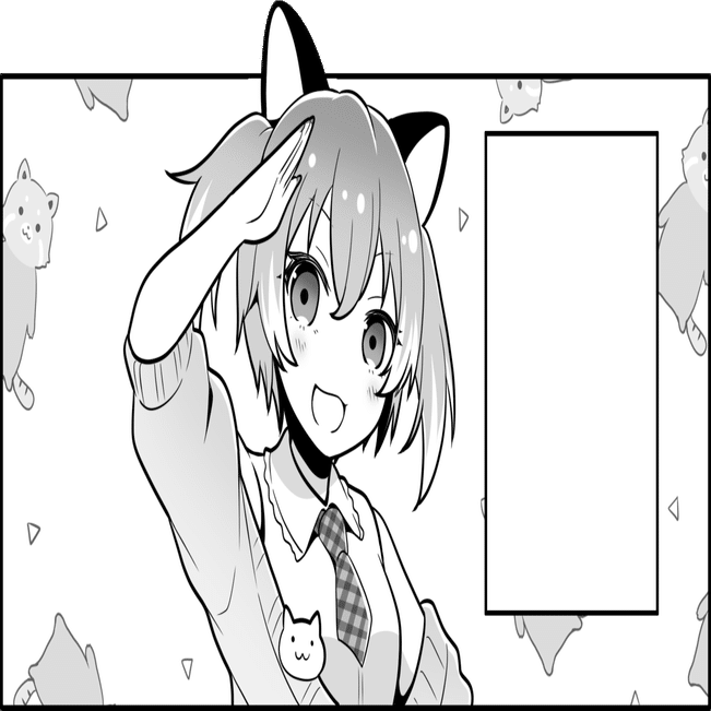 フリー素材 Vtuberが敬礼しているイラスト 動物法人どうぶつアニマル Note