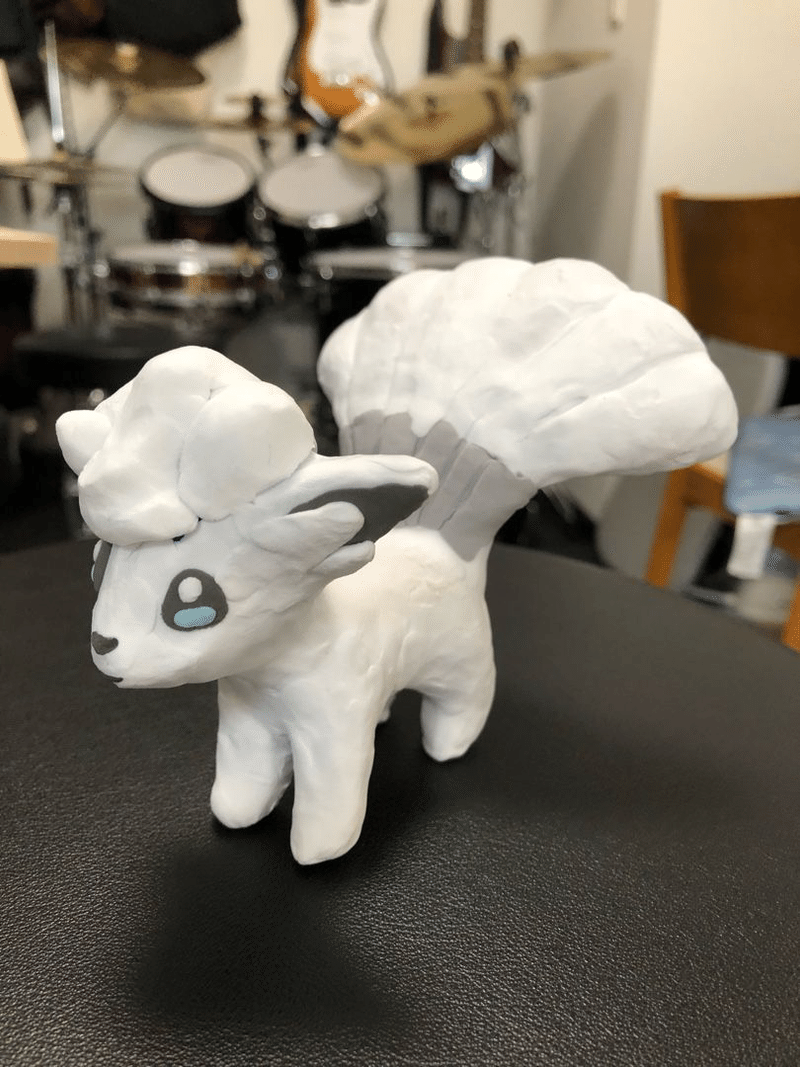 ねんど ロコン アローラのすがた Jr 作 Jr Note