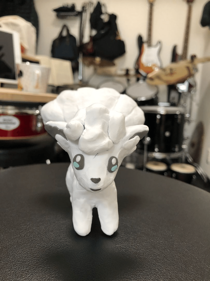 ねんど ロコン アローラのすがた Jr 作 Jr Note