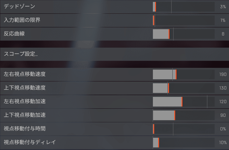 ソロマスターの感度 ボタン配置紹介 Apex Legends ねるす Note