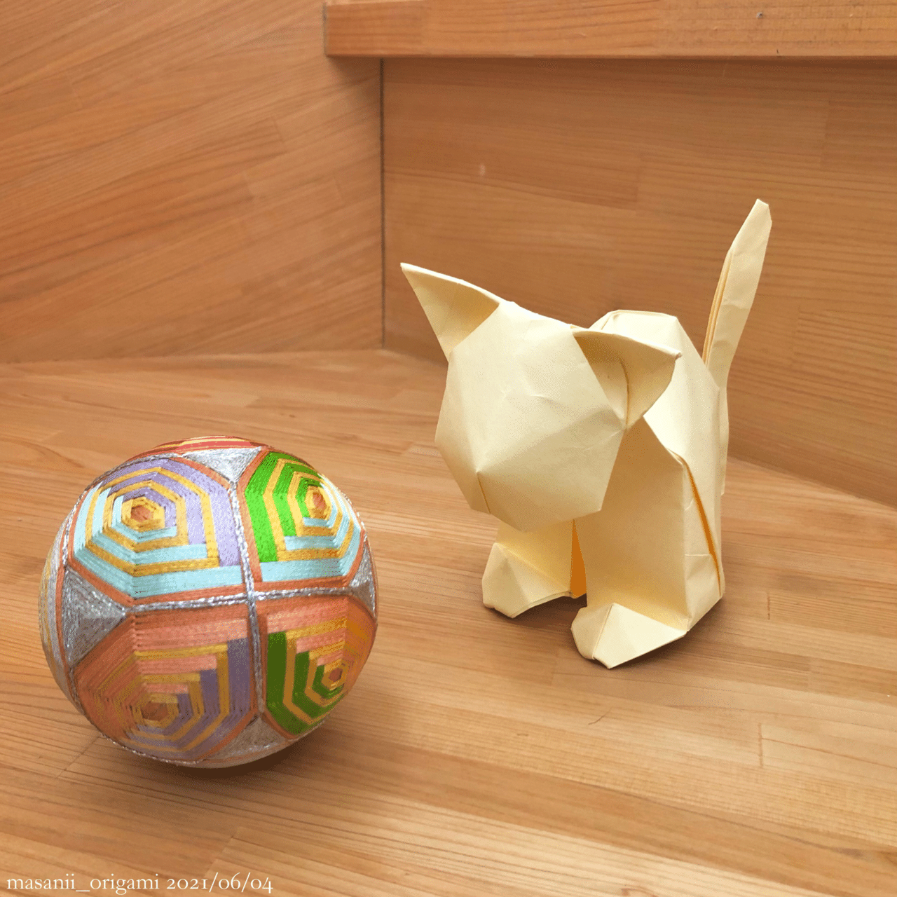 おりがみ王子 有澤悠河さんの ネコ 前半の折り筋を写真付きで解説 Cat Designed By Yuga Arisawa The Origami Prince まさにぃ Note
