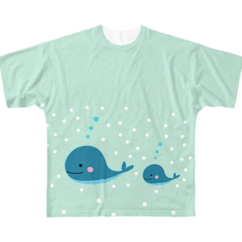 Tシャツ くじらの親子 Yuzu15 Note Tシャツ くじらの親子 Yuzu15 Note