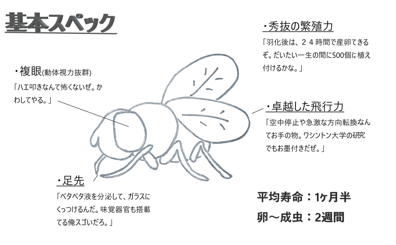 ハエ Vs 人類の英知 達人道 委員長 ｆ Note