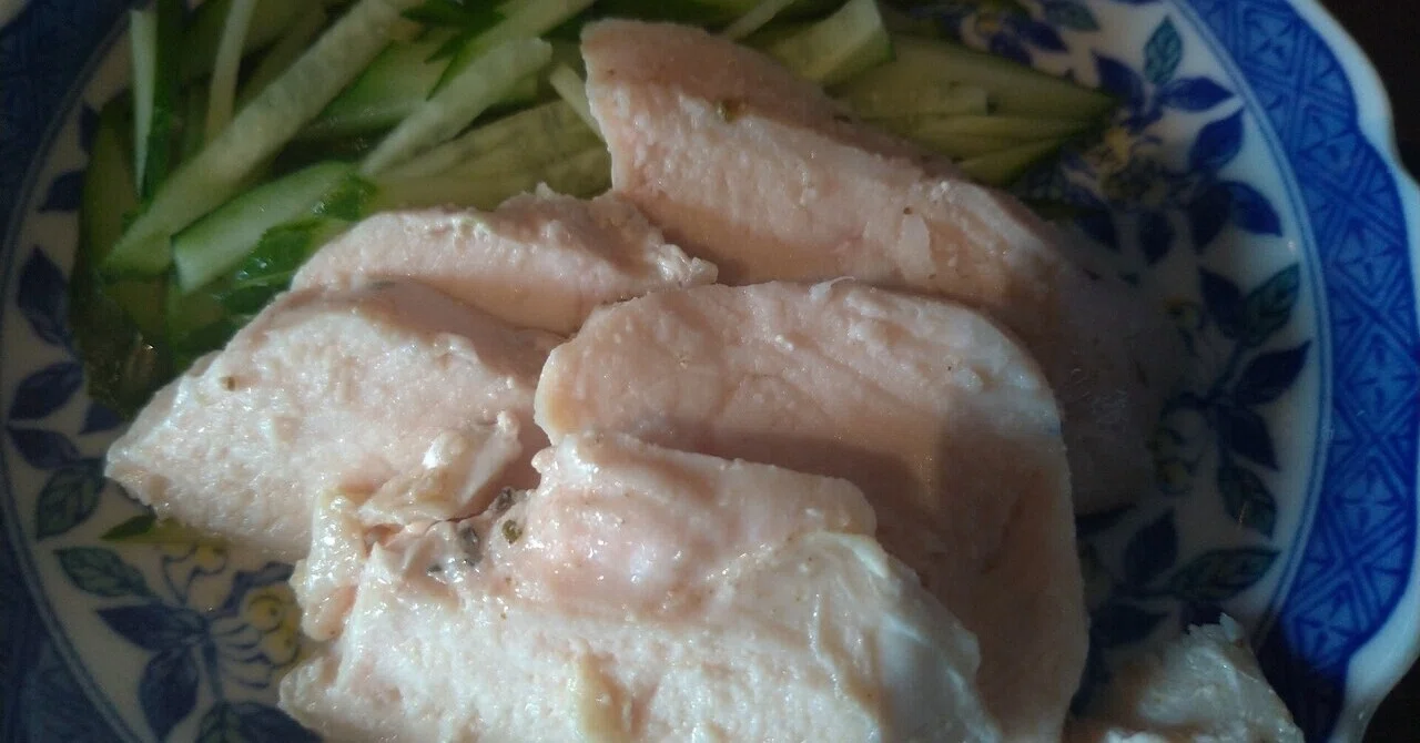 コンロ使わないもん】ホットクックでサラダチキン：65度2時間と70 