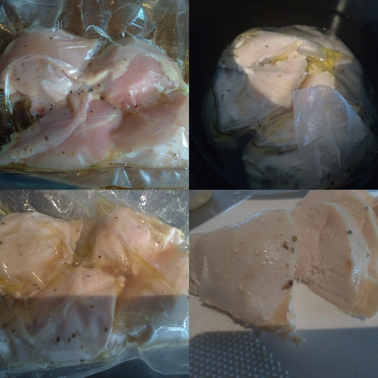 コンロ使わないもん】ホットクックでサラダチキン：65度2時間と70 