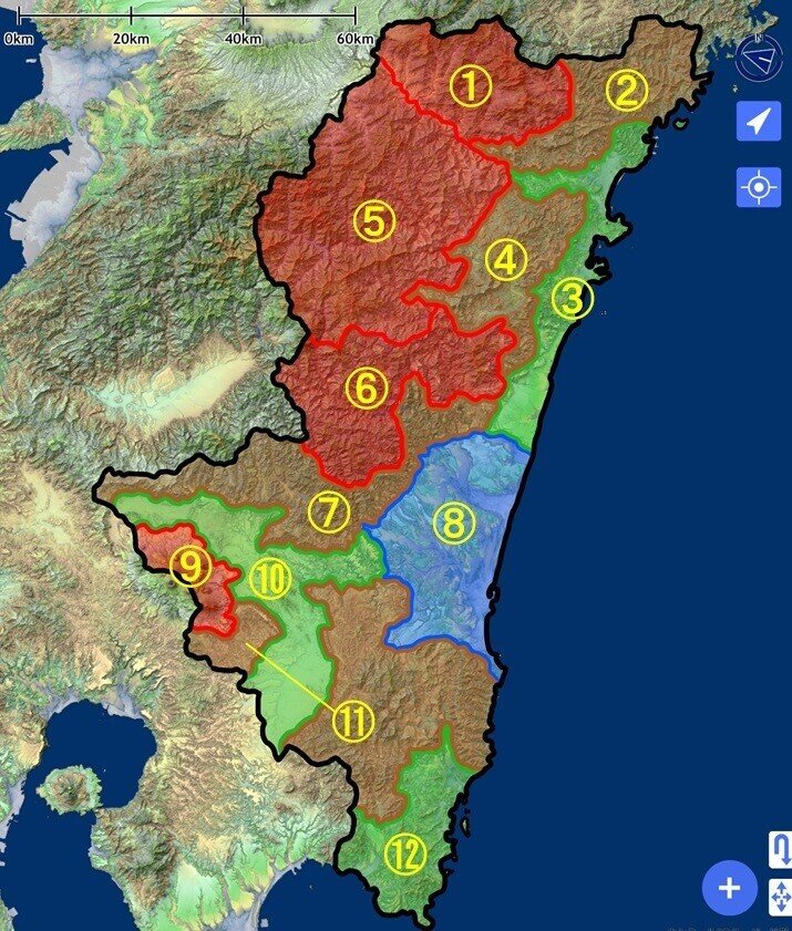 地形区分